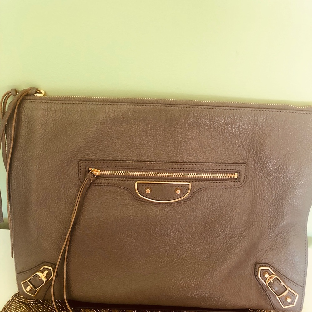 Balenciaga city clutch bag